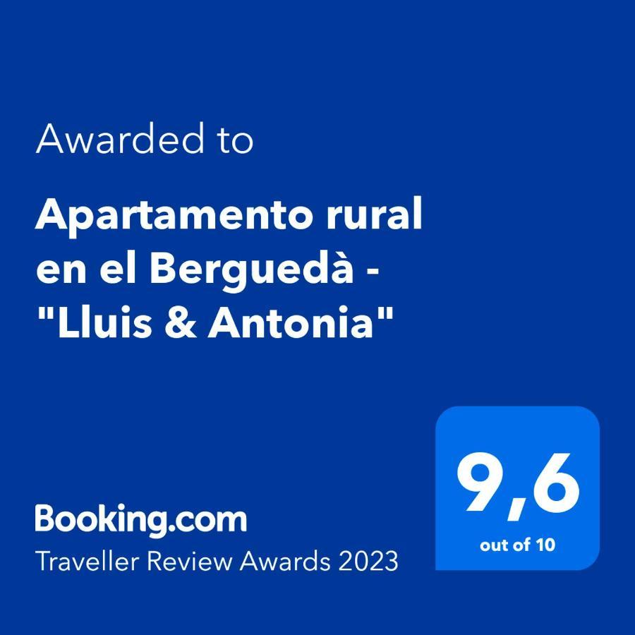 Apartamento Rural En El Bergueda "Lluis & Antonia" A Ac Sant Jordi de Cercs Buitenkant foto