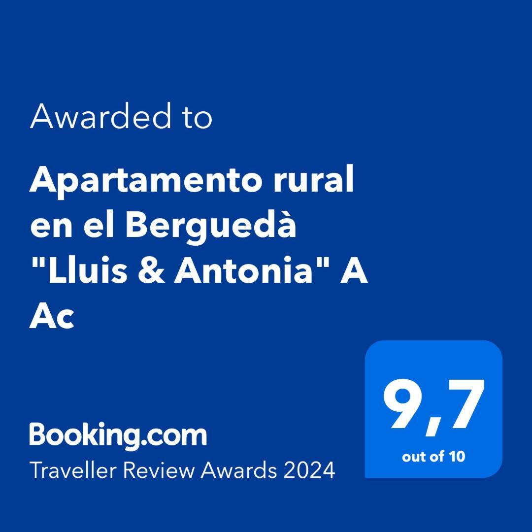 Apartamento Rural En El Bergueda "Lluis & Antonia" A Ac Sant Jordi de Cercs Buitenkant foto